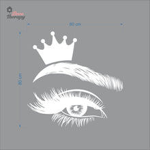 Load image into Gallery viewer, Crown Lash & Brows Wall Decal Decotherapy