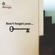 Load image into Gallery viewer, Don't Forget Your Key Wall Sticker