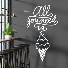 Load image into Gallery viewer, All You Need Is Ice Cream Wall Decal Decotherapy