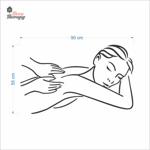 Beauty Massage Spa Salon Wall Decal Decotherapy