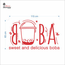 Load image into Gallery viewer, Boba Sweet and Delicious Wall Decal Decotherapy