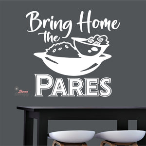 Bring Home The Pares Wall Decal Decotherapy