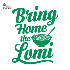 Bring Home The Lomi V2 Wall Decal Decotherapy