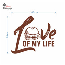 Load image into Gallery viewer, Burger Love Of My Life Wall Decal
