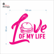 Load image into Gallery viewer, Burger Love Of My Life Wall Decal