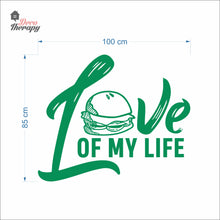 Load image into Gallery viewer, Burger Love Of My Life Wall Decal