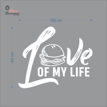 Load image into Gallery viewer, Burger Love Of My Life Wall Decal