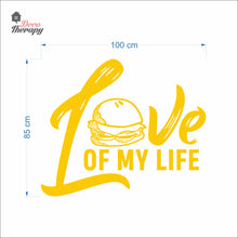 Load image into Gallery viewer, Burger Love Of My Life Wall Decal