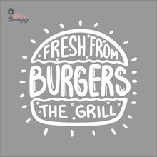 Load image into Gallery viewer, Burgers Fresh From The Grill Wall Decal