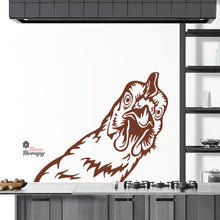 Load image into Gallery viewer, Chicken Peeking Funny Wall Decal