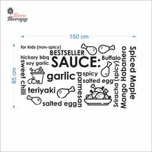 Load image into Gallery viewer, Chicken Sauce Teriyaki Flavors Wall Decal