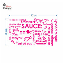 Load image into Gallery viewer, Chicken Sauce Teriyaki Flavors Wall Decal