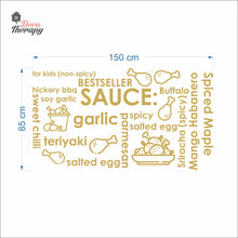 Load image into Gallery viewer, Chicken Sauce Teriyaki Flavors Wall Decal