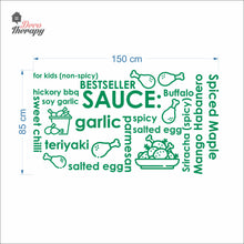 Load image into Gallery viewer, Chicken Sauce Teriyaki Flavors Wall Decal