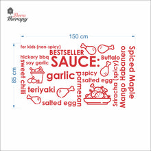 Load image into Gallery viewer, Chicken Sauce Teriyaki Flavors Wall Decal