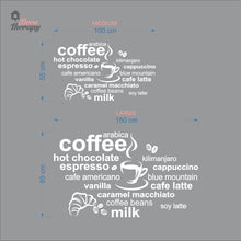 Load image into Gallery viewer, Coffee Hot Chocolate Espresso Arabica Cafe Latte Wall Decal Decotherapy
