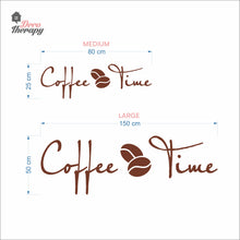 Load image into Gallery viewer, Coffee Time Bean Wall Decal Decotherapy