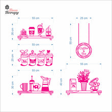 Load image into Gallery viewer, Coffee &amp; Tea Cafe Shop Window Creative Design Wall Decal Decotherapy