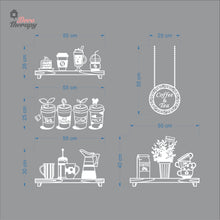 Load image into Gallery viewer, Coffee &amp; Tea Cafe Shop Window Creative Design Wall Decal Decotherapy