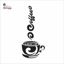 Load image into Gallery viewer, Coffee Smoke Cup Wall Decal Decotherapy