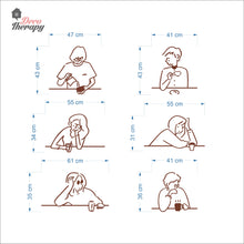 Load image into Gallery viewer, Coffee Tea Group Of People Cafe Dining Wall Decal Decotherapy