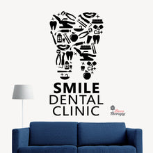 Load image into Gallery viewer, Customized Dental Clinic Name Design Wall Decal