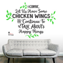 Load image into Gallery viewer, Customized Name Come Let Us Have Some Talk About Happy Things Wall Decal Decotherapy
