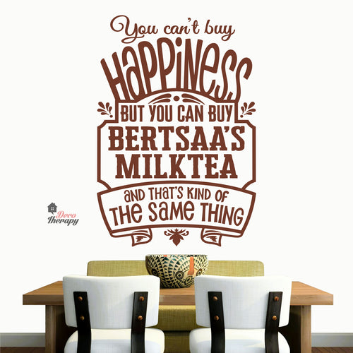 Customized Name You Can't Buy Happiness Wall Decal Decotherapy