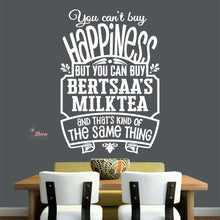 Load image into Gallery viewer, Customized Name You Can&#39;t Buy Happiness Wall Decal Decotherapy