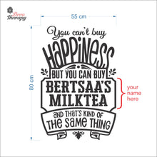 Load image into Gallery viewer, Customized Name You Can&#39;t Buy Happiness Wall Decal Decotherapy