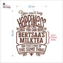 Load image into Gallery viewer, Customized Name You Can&#39;t Buy Happiness Wall Decal Decotherapy