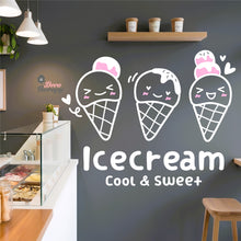 Load image into Gallery viewer, Cute Ice Cream Cool &amp; Sweet Wall Decal Decotherapy