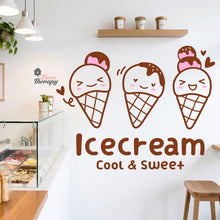 Load image into Gallery viewer, Cute Ice Cream Cool &amp; Sweet Wall Decal Decotherapy