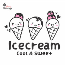 Load image into Gallery viewer, Cute Ice Cream Cool &amp; Sweet Wall Decal Decotherapy