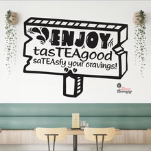 Load image into Gallery viewer, Enjoy Tasteagood Sateasfy Your Cravings Wall Decal Decotherapy