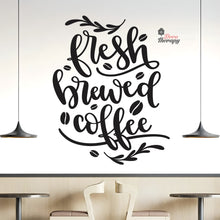 Load image into Gallery viewer, Fresh Brewed Coffee Wall Decal Decotherapy