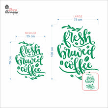 Load image into Gallery viewer, Fresh Brewed Coffee Wall Decal Decotherapy