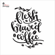 Load image into Gallery viewer, Fresh Brewed Coffee Wall Decal Decotherapy