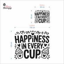 Load image into Gallery viewer, Frozen Yogurt Happiness In Every Cup Wall Decal Decotherapy