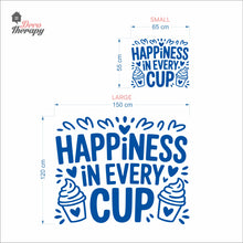 Load image into Gallery viewer, Frozen Yogurt Happiness In Every Cup Wall Decal Decotherapy
