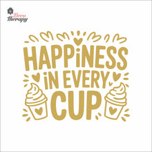 Load image into Gallery viewer, Frozen Yogurt Happiness In Every Cup Wall Decal Decotherapy