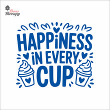 Load image into Gallery viewer, Frozen Yogurt Happiness In Every Cup Wall Decal Decotherapy