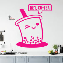 Load image into Gallery viewer, Hey! Cu-Tea Milktea Wall Decal Decotherapy