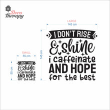 Load image into Gallery viewer, I Caffeinate And Hope For The Best Wall Decal