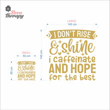 Load image into Gallery viewer, I Caffeinate And Hope For The Best Wall Decal