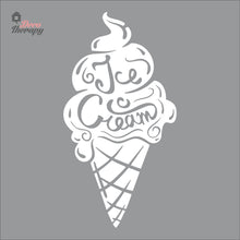 Load image into Gallery viewer, Ice Cream Cone Glass Wall Sign Wall Decal Decotherapy