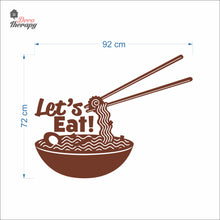 Load image into Gallery viewer, Let's Eat Ramen  Lomi Noodle Mami Wall Decal