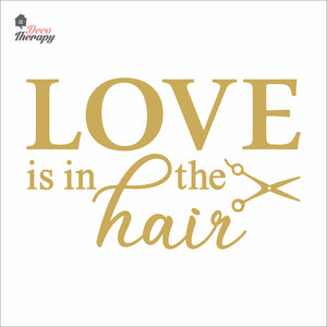 Love Is In The Hair Wall Decal Decotherapy