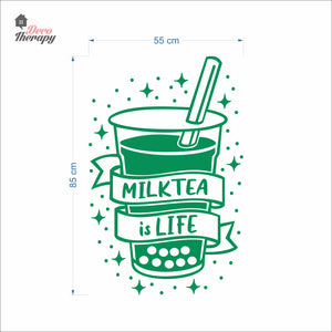 Milktea Is Life Wall Decal Decotherapy