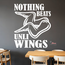 Load image into Gallery viewer, Nothing Beats Chicken Unli Wings Wall Decal